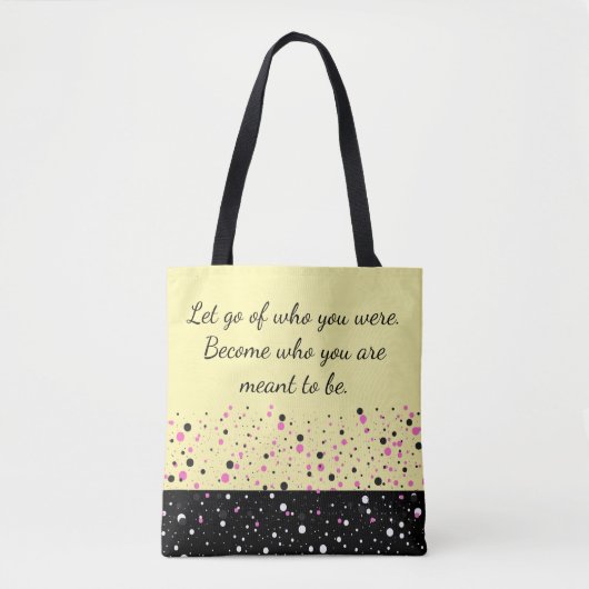 Motivatie Canvas tas (Voorkant)