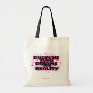 Motivatie Canvas tas - Discipline zet dromen in