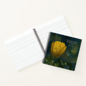 Motivatie Carl Jung Quote Yellow Flower Journal Notitieboek (Binnen)