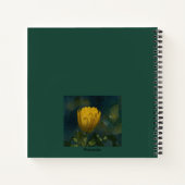 Motivatie Carl Jung Quote Yellow Flower Journal Notitieboek (Achterkant)