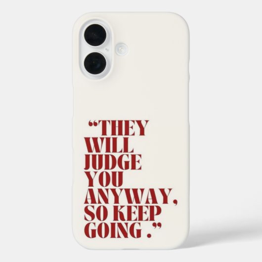 Motivatie Casual telefoonhoes Case-Mate iPhone Case (Achterkant)