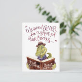 Motivatie Charles Dickens Quote Waterverf Croc Briefkaart (Staand voorkant)