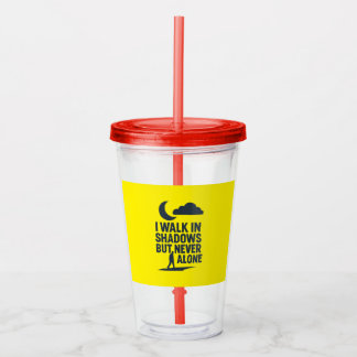 Motivatie Christelijke Quote Acryl Tumbler Drinkbeker