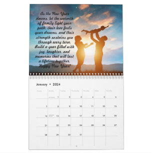 MOTIVATIE CITAAT 2024 FAMILIE KALENDER