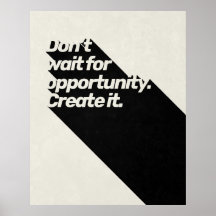 Motivatie Citaat 70s Typografie Long Shadow