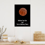 Motivatie Citaat Basketball Poster (Keuken)