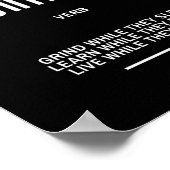 Motivatie citaat bij slijpen poster (Hoek)