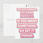 Motivatie Citaat Briefkaart (Voorkant / Achterkant)