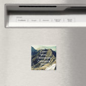 Motivatie citaat: Daag uw grenzen uit Magneet (Insitu (Vaatwasser))