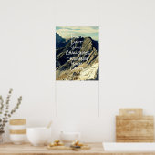 Motivatie citaat: Daag uw grenzen uit Poster (Keuken)