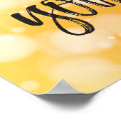 Motivatie Citaat één dag Geel sparen Poster (Hoek)