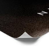 Motivatie Citaat geeft Basketball Poster nooit op (Hoek)