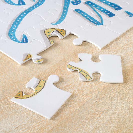 Motivatie Citaat - Geloof in jezelf Legpuzzel (Zijkant)