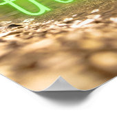 Motivatie Citaat Go met de Stroomrivier Poster (Hoek)