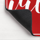 Motivatie Citaat Goede Vibes slechts Rood & Wit Muismat (Hoek)