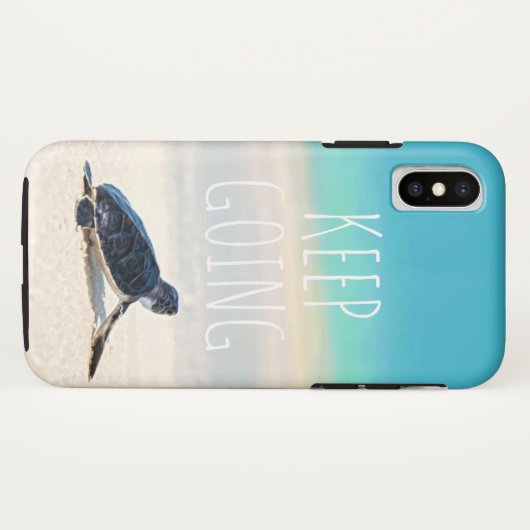 Motivatie Citaat houdt het Bewegende Hoesje-Ma Case-Mate iPhone Case (Achterkant (horizontaal))