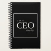 Motivatie citaat Ik ben de CEO van mijn leven Planner (Voorkant)