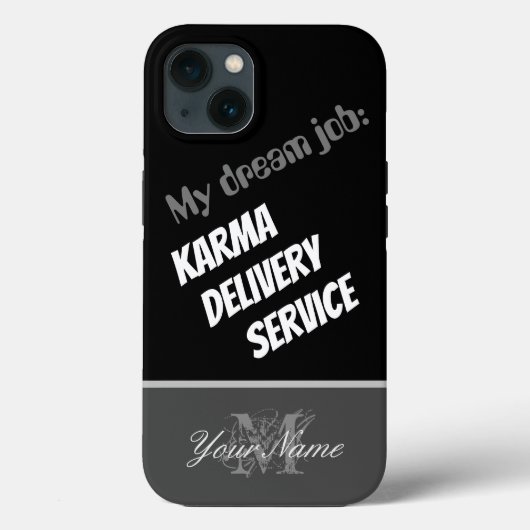 Motivatie citaat: Karma Delivery Service! Case-Mate iPhone Case (Achterkant)