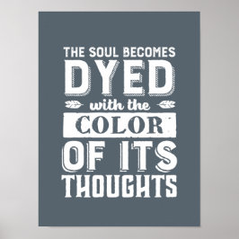 Motivatie Citaat Kleur Uw Prachtige Bron Poster