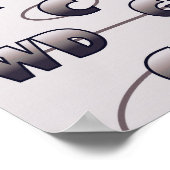 Motivatie Citaat Netball Posities Poster (Hoek)