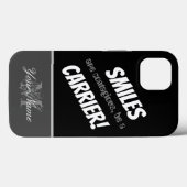 Motivatie citaat: Smile carrier! Case-Mate iPhone Case (Achterkant (horizontaal))