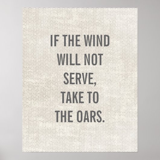 Motivatie Citaat Typografie Poster, douane Poster (Voorkant)