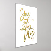 Motivatie citaat u dit Echt witte Manuscript kreeg Folie Afdrukken (Laagn)