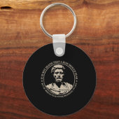 Motivatie citaat van Marcus Aurelius over angst Sleutelhanger (Voorkant)