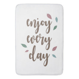 Motivatie citaat veer inspirerende tekst badmat