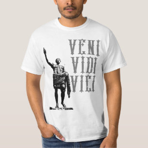 Motivatie Citaat Veni Vidi Vici Caesar Mannen T-shirt
