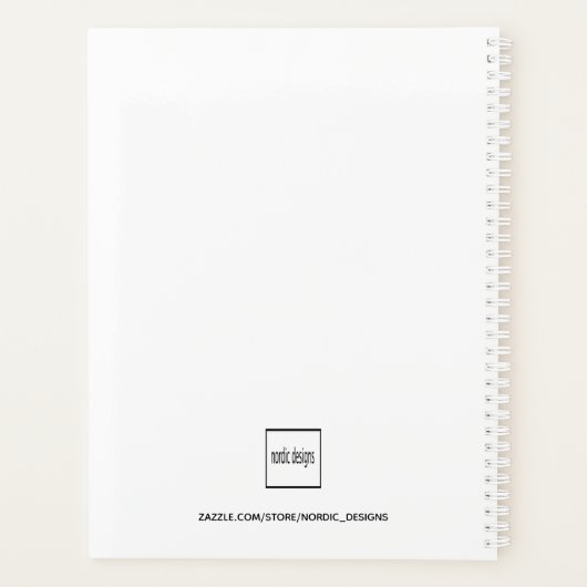 Motivatie citaat witte foto 2023 planner (Achterkant)