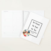 Motivatie citaat witte foto 2023 planner (Display)