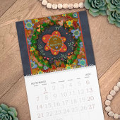 Motivatie citaten Floral Inspirerend artwork Kalender