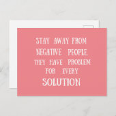 motivatie citaten grappige leven gezegden briefkaart (Voorkant / Achterkant)