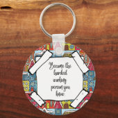 Motivatie Citaten ID Badges Holder en Keys Sleutelhanger (Voorkant)