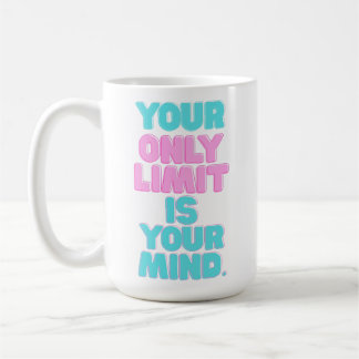 Motivatie citaten - Je enige limiet is je geest Koffiemok