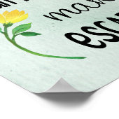 Motivatie citaten van een Llama - 16x20 Poster (Hoek)