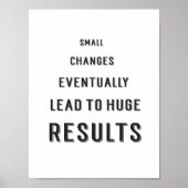 Motivatie citaten zwart-wit poster (Voorkant)