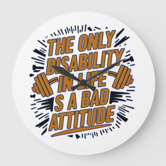Motivatie citeert Wall Art Clock Grote Klok