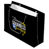 Motivatie Citroen Quote Van Zuur Naar Zoet Groot Cadeauzakje (Voorkant Gekanteld)