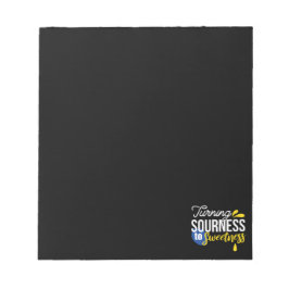 Motivatie Citroen Quote Van Zuur Naar Zoet Notitieblok