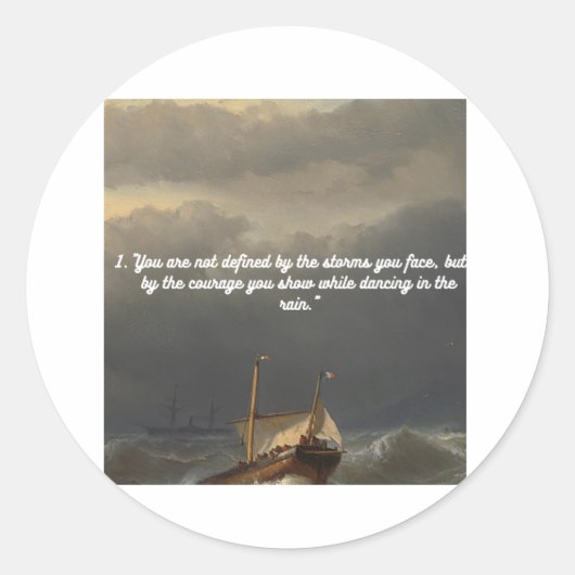 MOTIVATIE CONTINGENTEN RONDE STICKER (Voorkant)