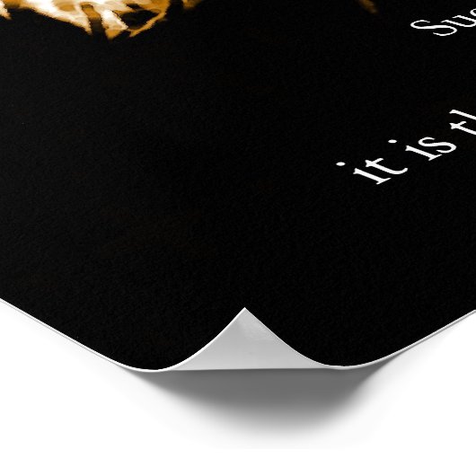 Motivatie Courage Bald American Eagle Poster (Hoek)