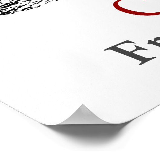 Motivatie Courage Quote Wolf Artwork Poster (Hoek)