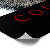 Motivatie Courage Quote Wolf Eyes Poster (Hoek)