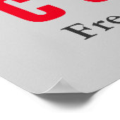 Motivatie Courage Quote Wolf Pop Art Poster (Hoek)