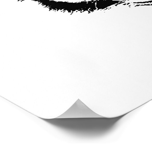 Motivatie Courage Tiger Inspirerend Poster (Hoek)