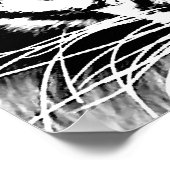 Motivatie Courage Tiger Poster afdrukken (Hoek)