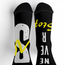 Motivatie Crew Socks Positieve Energie Streetwear