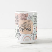 Motivatie dagelijkse herinnering citeert botanisch koffiemok (Center)